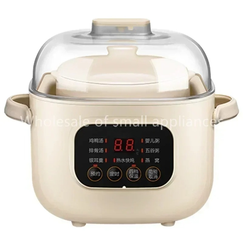 Slow Cooker Ceramic - Olla eléctrica de cerámica de 220V