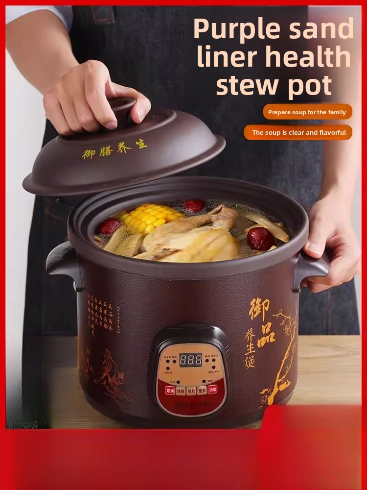 Slow Cooker Ceramic - Olla de cocción lenta eléctrica completamente
