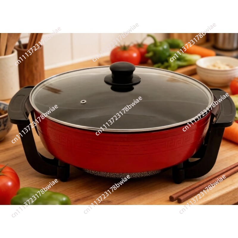 Hot Pot Electric - Olla eléctrica antiadherente sin humo de
