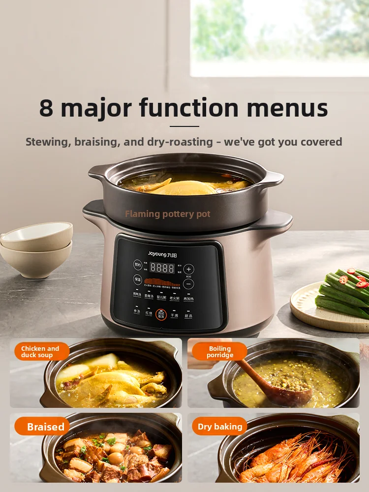 Slow Cooker Ceramic - Olla de Cocción Lenta Eléctrica Joyoung