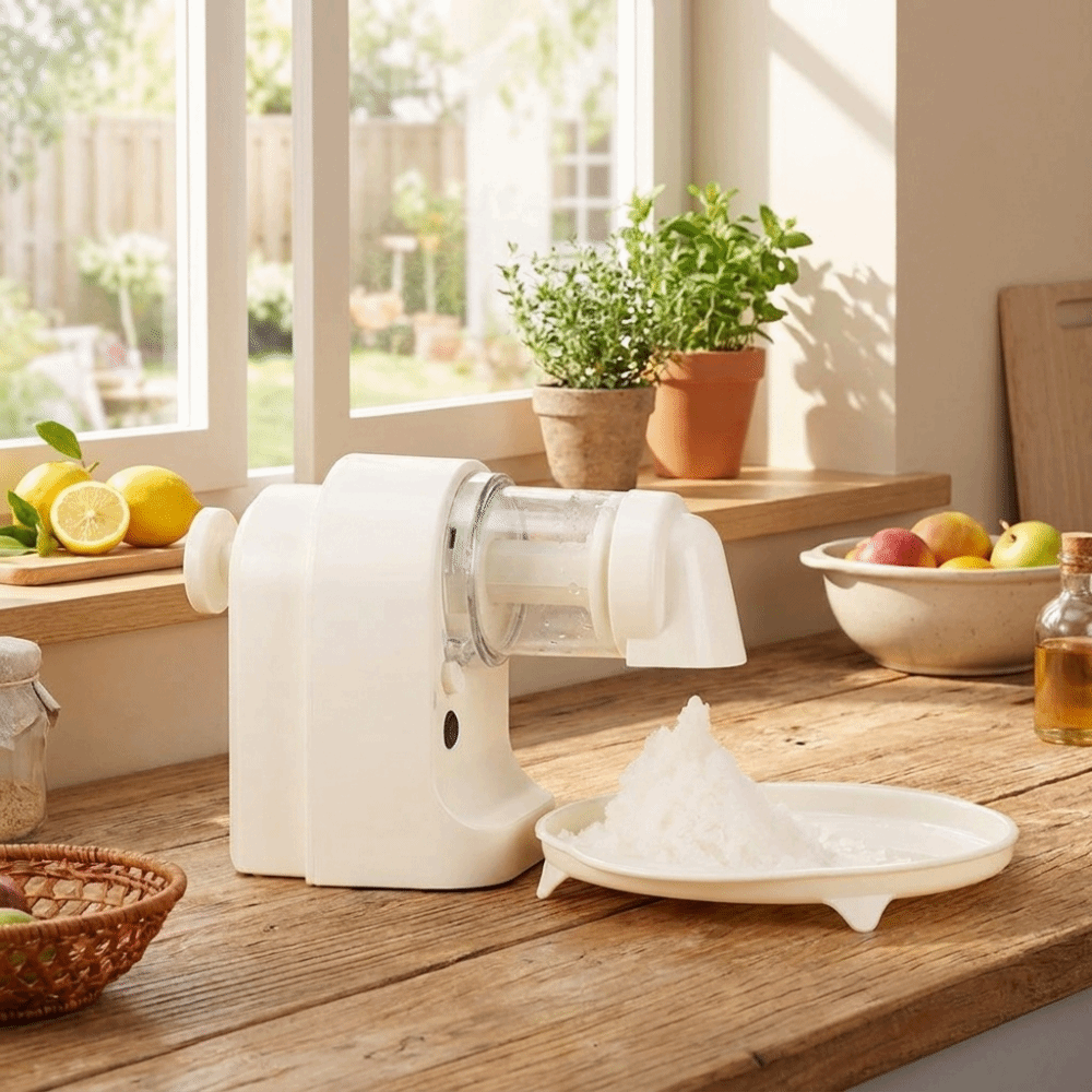 Ice Cream Maker Electric - Trituradora de Hielo Eléctrica Inalámbrica de