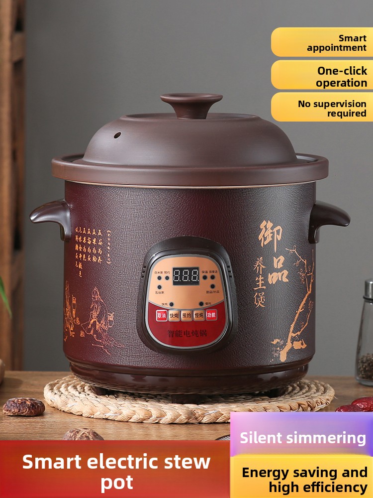 Olla de cocción lenta eléctric - Slow Cooker Ceramic reseña y precio