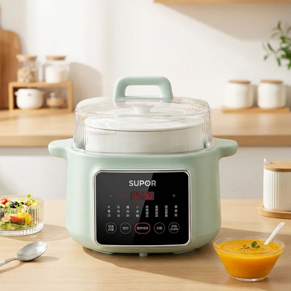 SUPOR-olla de cocción lenta mu - Slow Cooker Ceramic reseña y precio