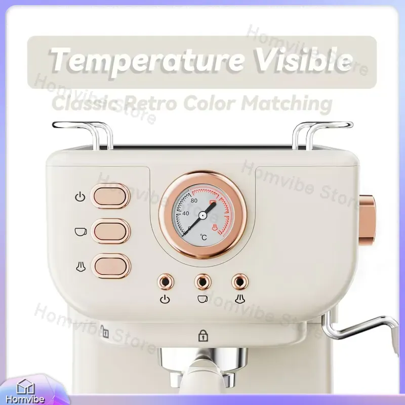 Cafetera Espresso Semiautomáti - Milk Frother Automatic reseña y precio