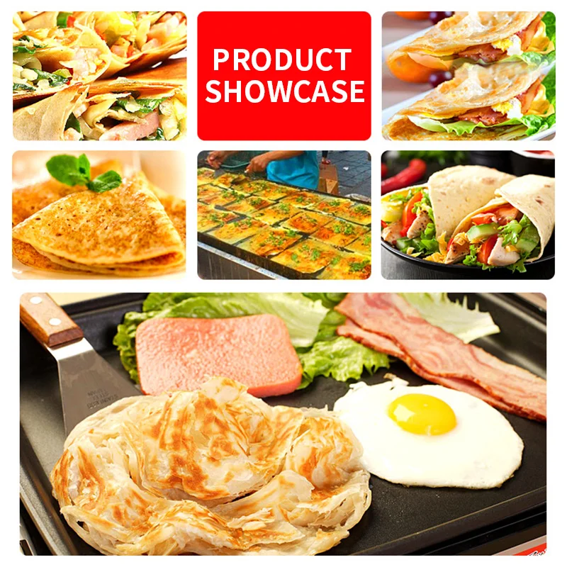 Plancha Eléctrica Giratoria Ma - Crepe Maker Non Stick reseña y precio