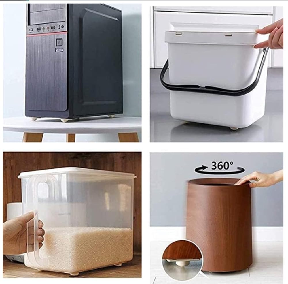 8 Ruedas Autoadhesivas para El - Kitchen Appliances White reseña y precio