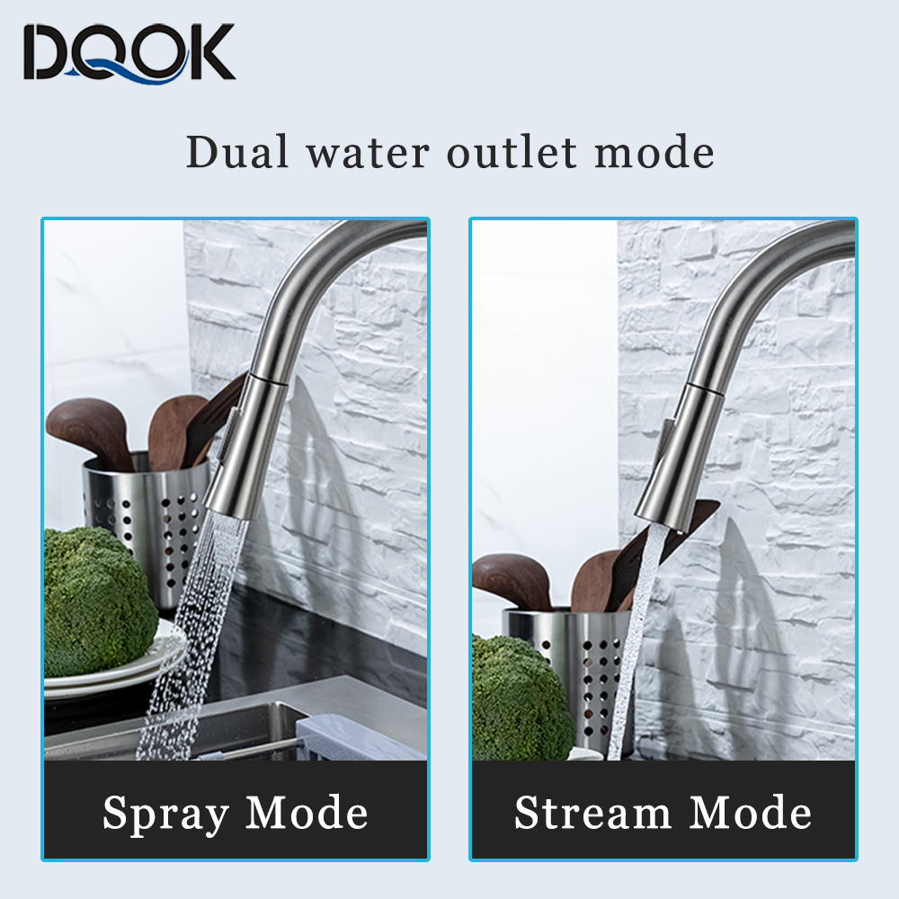 DQOK-grifo de cocina extraíble - Kitchen Appliances White reseña y precio