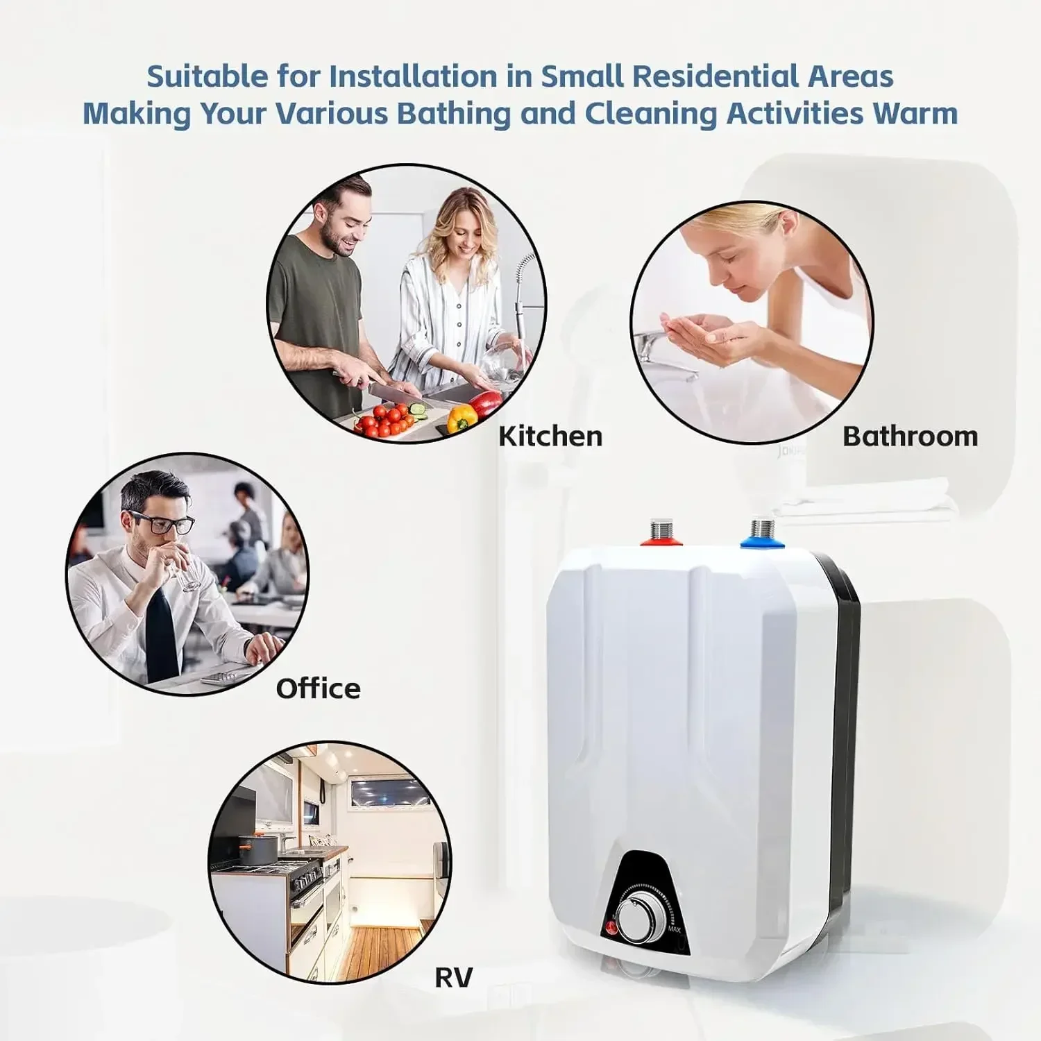 Calentador de Agua Instantáneo - Kitchen Appliances White reseña y precio