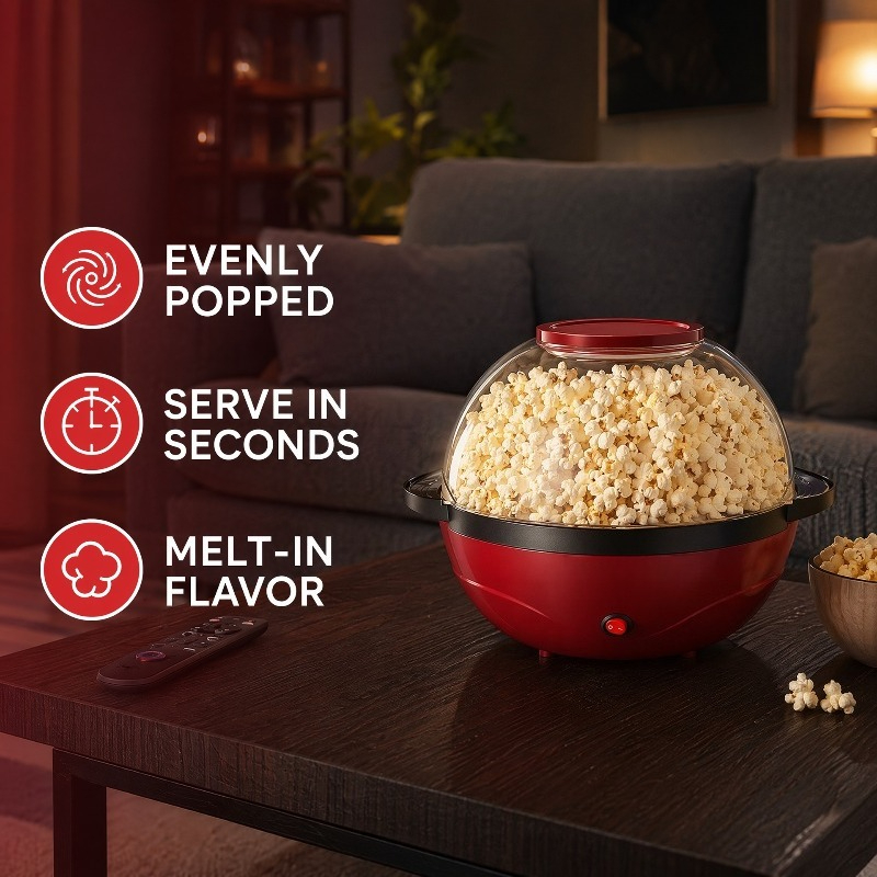 Máquina de Palomitas de Maíz d - Air Popcorn Maker reseña y precio