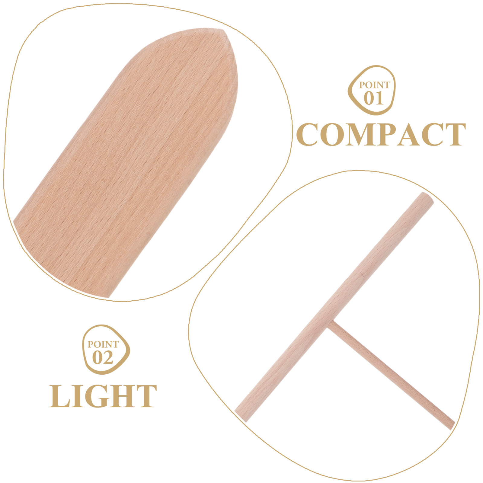 Juego de 1 Espátula de Madera  - Crepe Maker Non Stick reseña y precio
