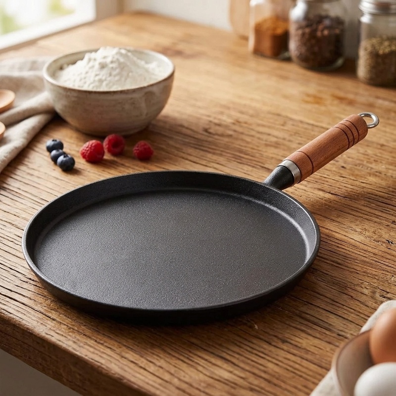 Sartén de hierro fundido de 20 - Crepe Maker Non Stick reseña y precio