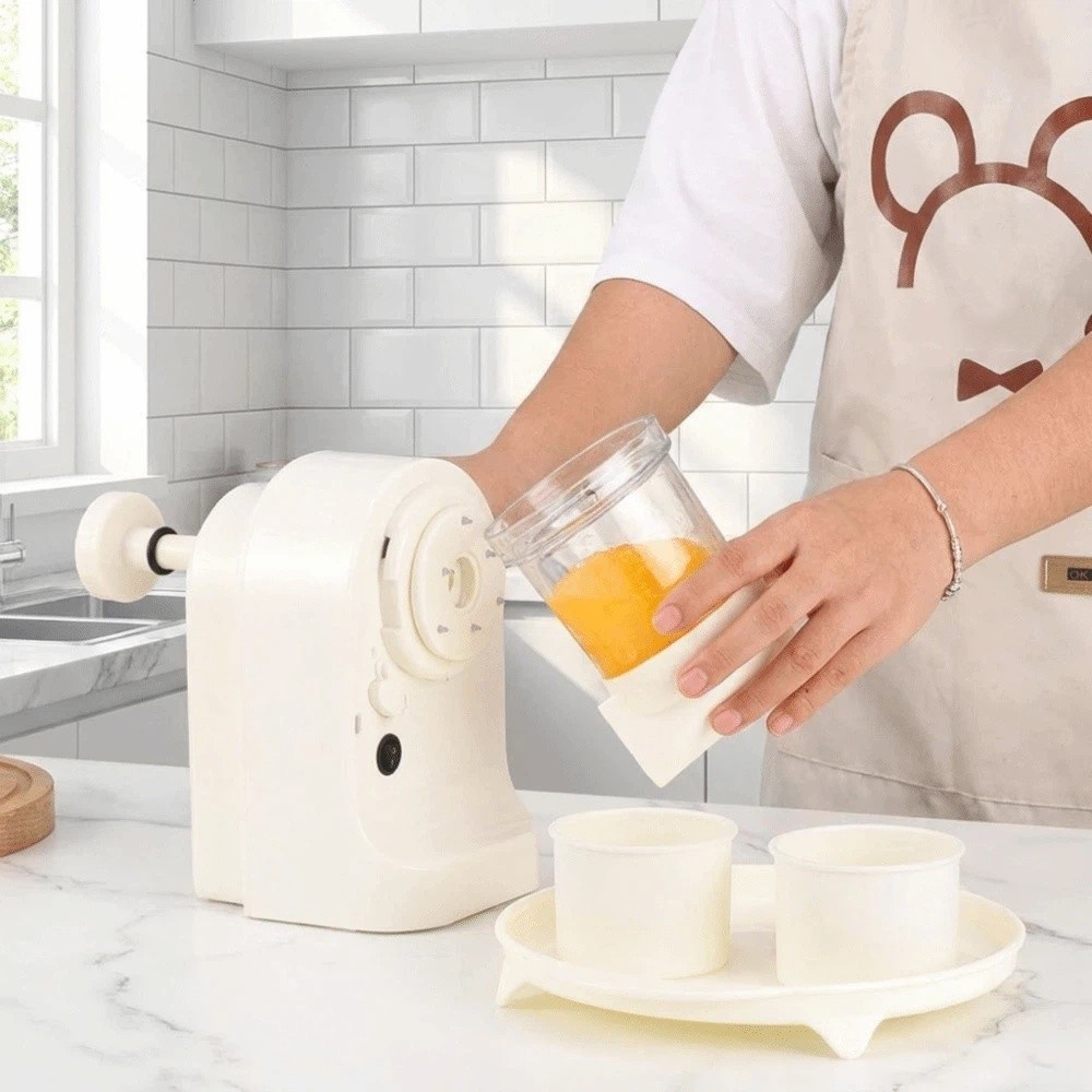 Trituradora de Hielo Eléctrica - Ice Cream Maker Electric reseña y precio
