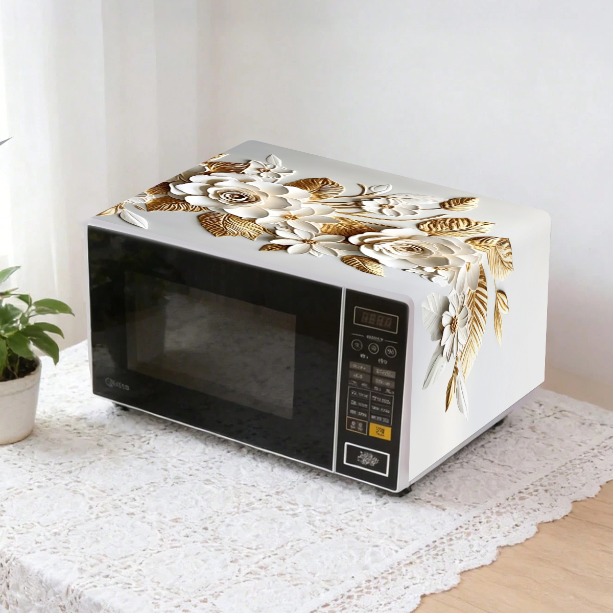Funda para Horno de Microondas - Kitchen Appliances White reseña y precio