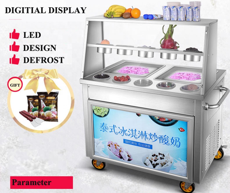 Máquina de hielo para freír, m - Ice Cream Maker Electric reseña y precio