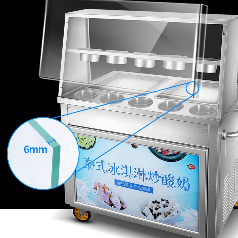 Máquina de hielo para freír, m - Ice Cream Maker Electric reseña y precio