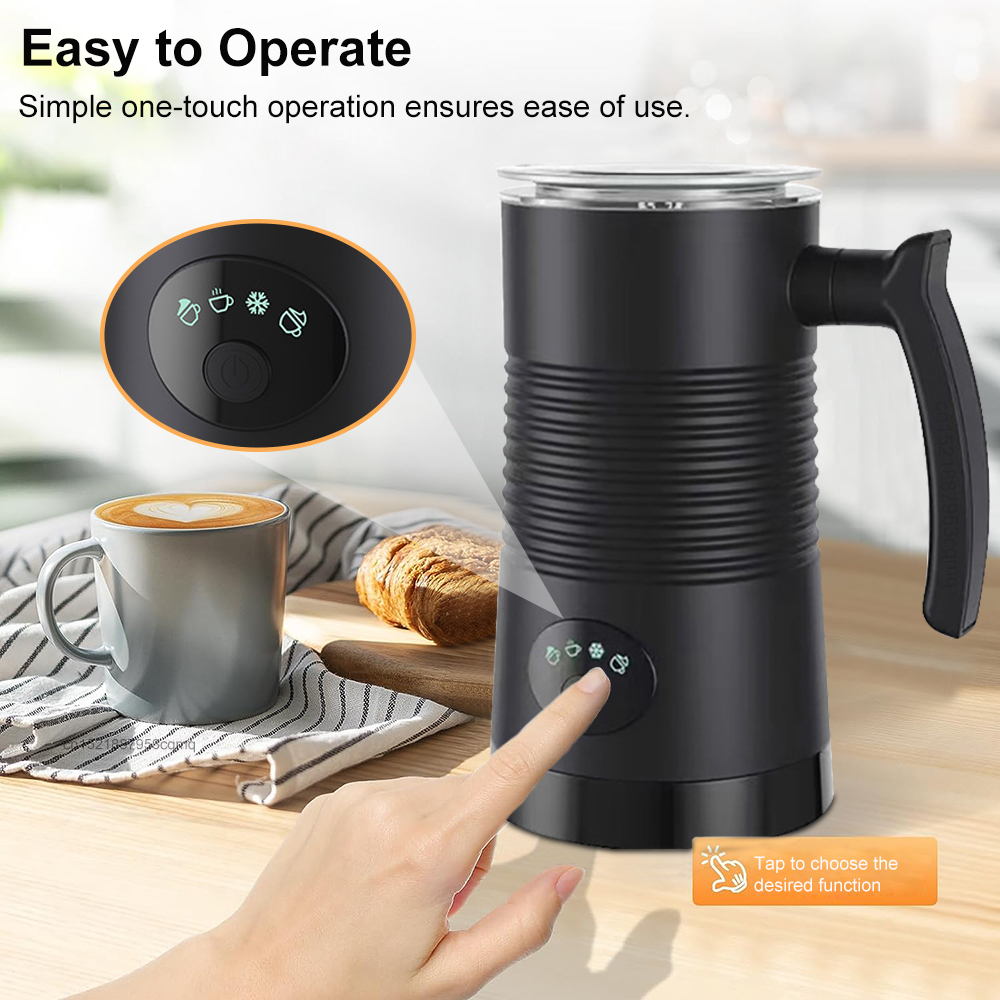 Espumador de leche eléctrico,  - Milk Frother Automatic reseña y precio