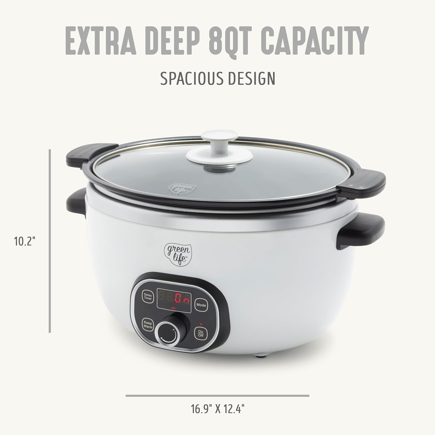 Olla de Cocción Lenta Programa - Slow Cooker Ceramic reseña y precio