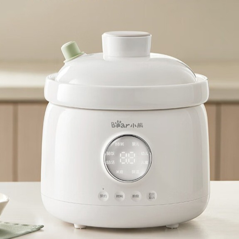 Olla de comida para bebés Bear - Slow Cooker Ceramic reseña y precio
