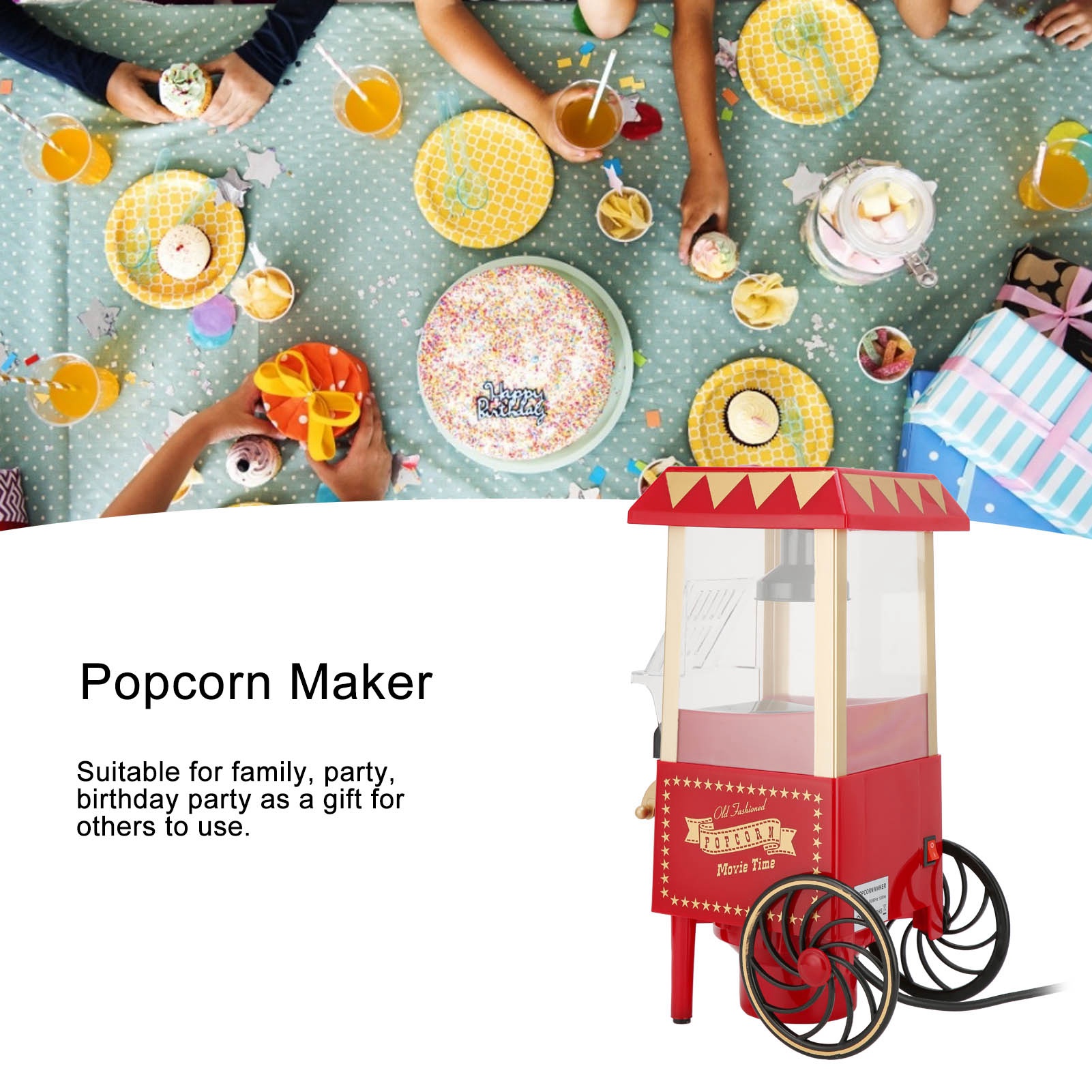 Máquina Automática para Hacer  - Air Popcorn Maker reseña y precio