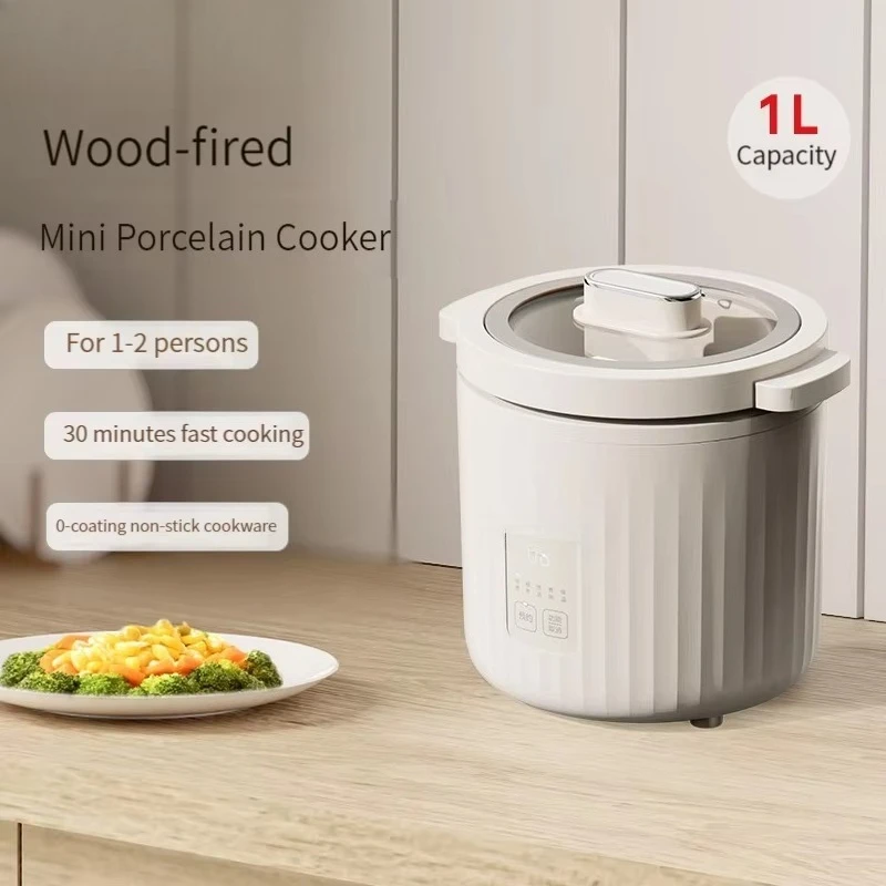 Mini Arrocera de 1L, 110V, Oll - Slow Cooker Ceramic reseña y precio