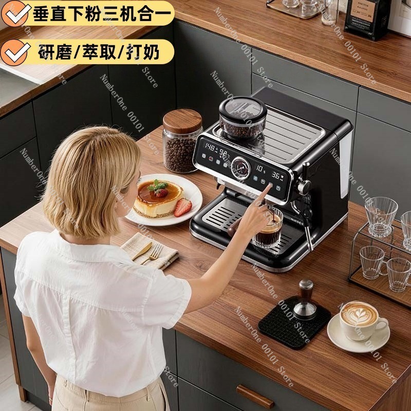 Cafetera espresso semiautomáti - Milk Frother Automatic reseña y precio