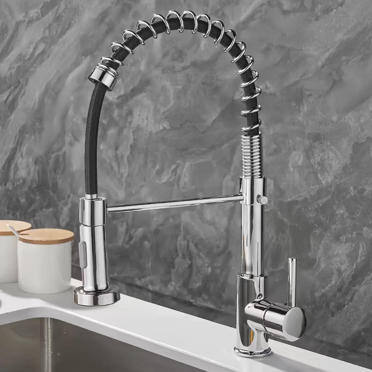 Grifo de cocina de acero inoxi - Kitchen Appliances White reseña y precio