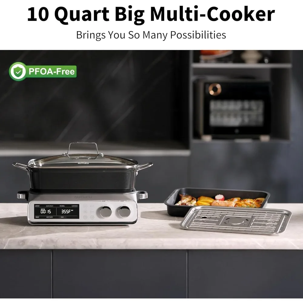 Olla de Cocción Lenta Programa - Slow Cooker Ceramic reseña y precio