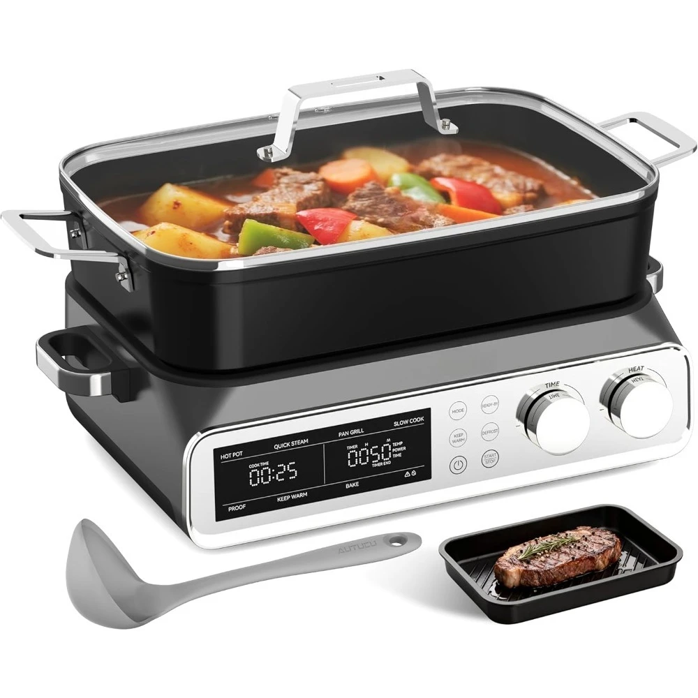 Olla de Cocción Lenta Programa - Slow Cooker Ceramic reseña y precio
