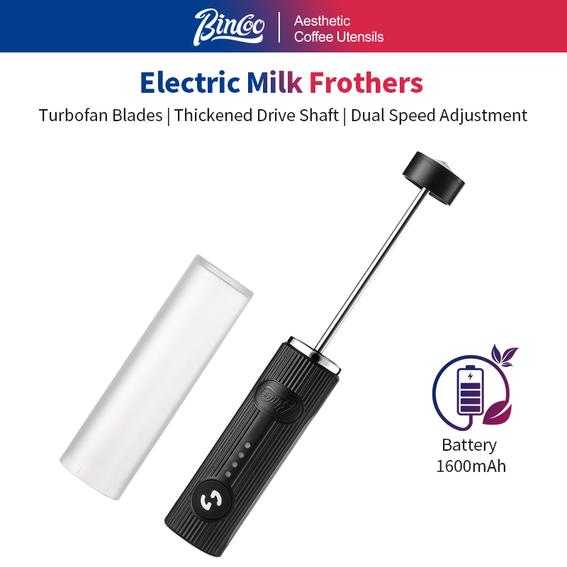 BINCOO-espumador de café eléct - Milk Frother Automatic reseña y precio